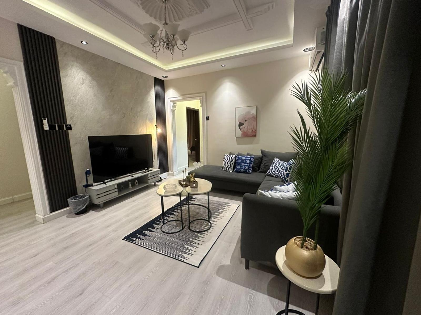 Apartment هادئة غرفتين وصالة بدخول ذكي