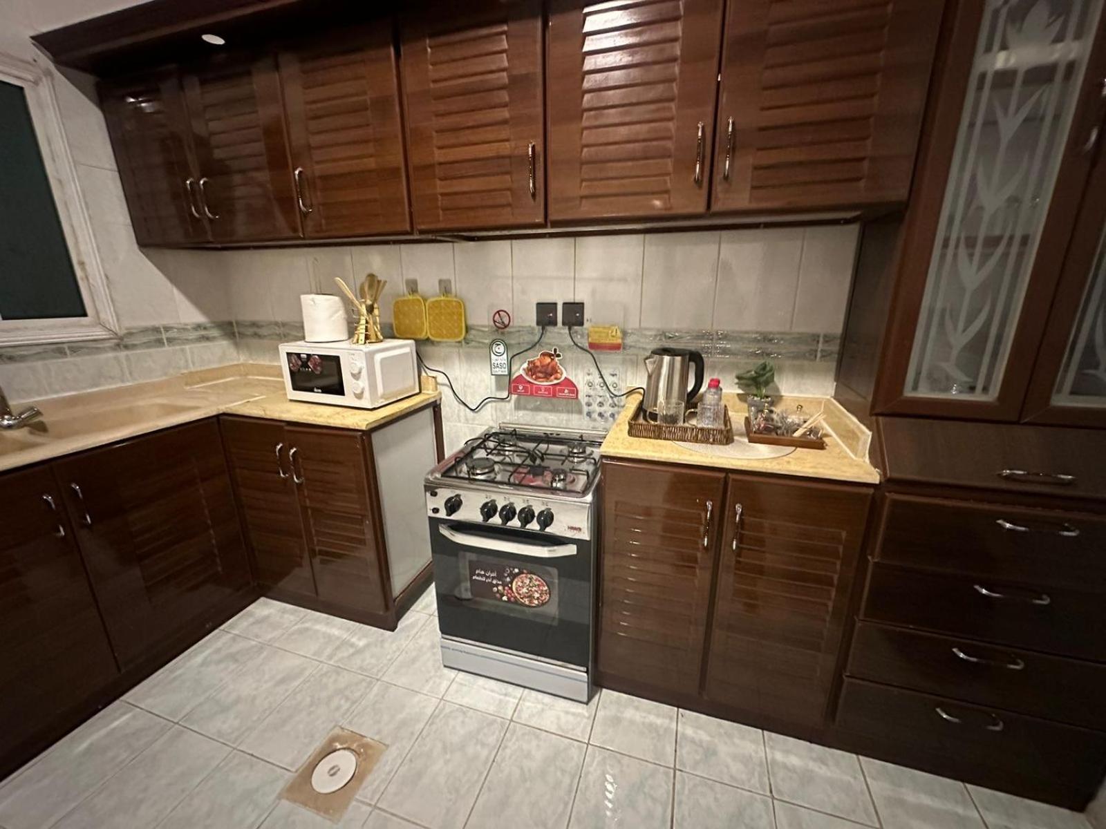 Apartment هادئة غرفتين وصالة بدخول ذكي Riyadh